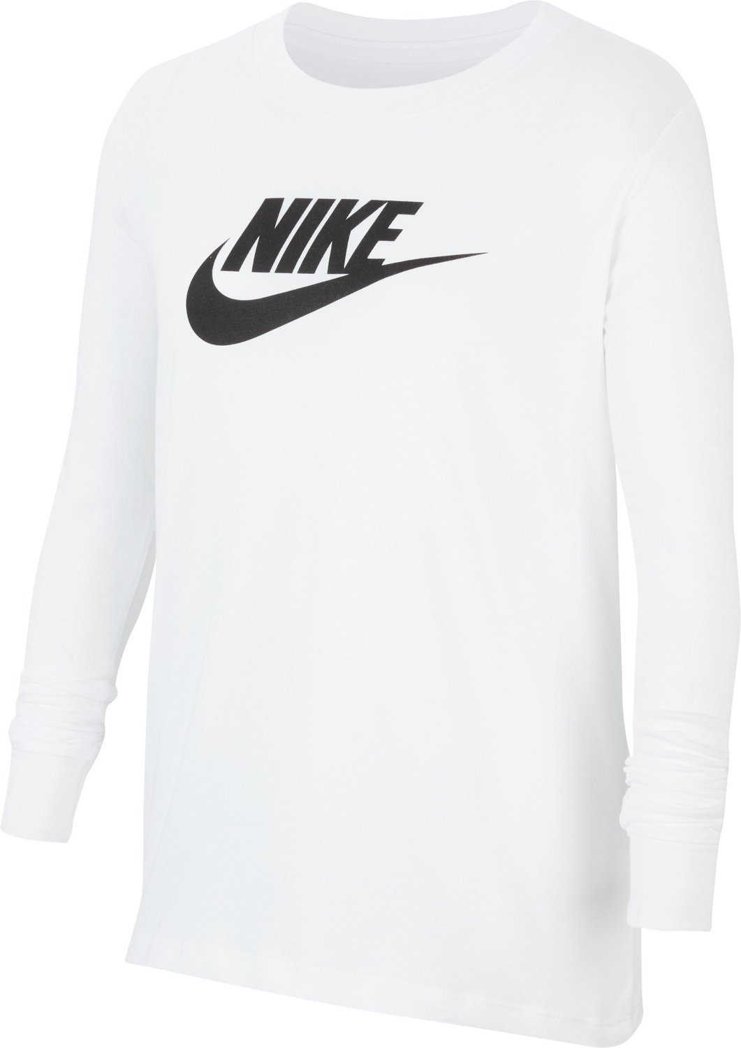 Nike Girls' Sportswear Basic Futura Long Sleeve Graphic Shirt | Academy