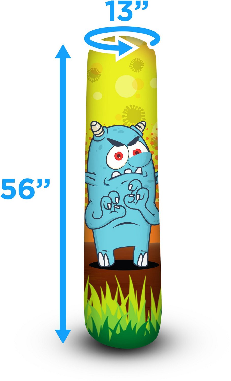 Pure Boxing Kids' Monster Mash Inflatable Punching Bag Academy