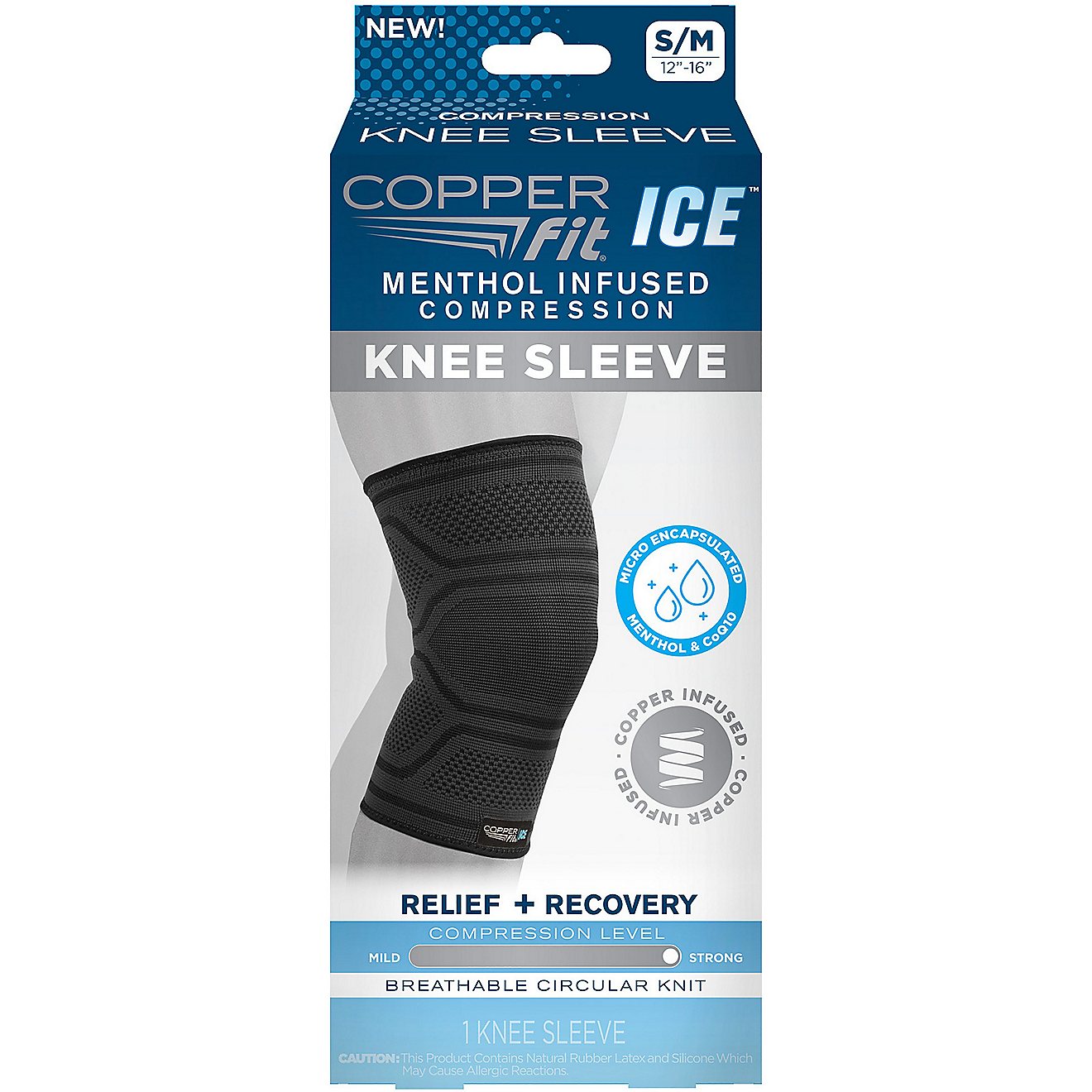Copper Fit Small/Medium Ice Knee Sleeve                                                                                          - view number 3