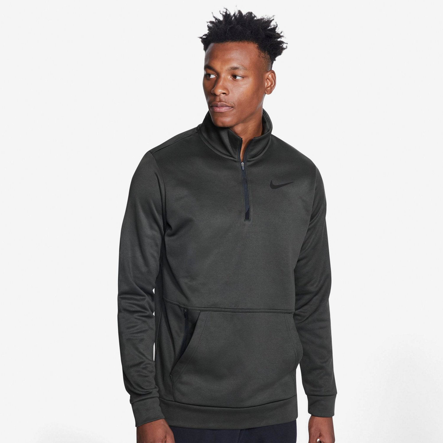 Nike Men's Therma 1/4 Zip Long Sleeve Training Top Academy