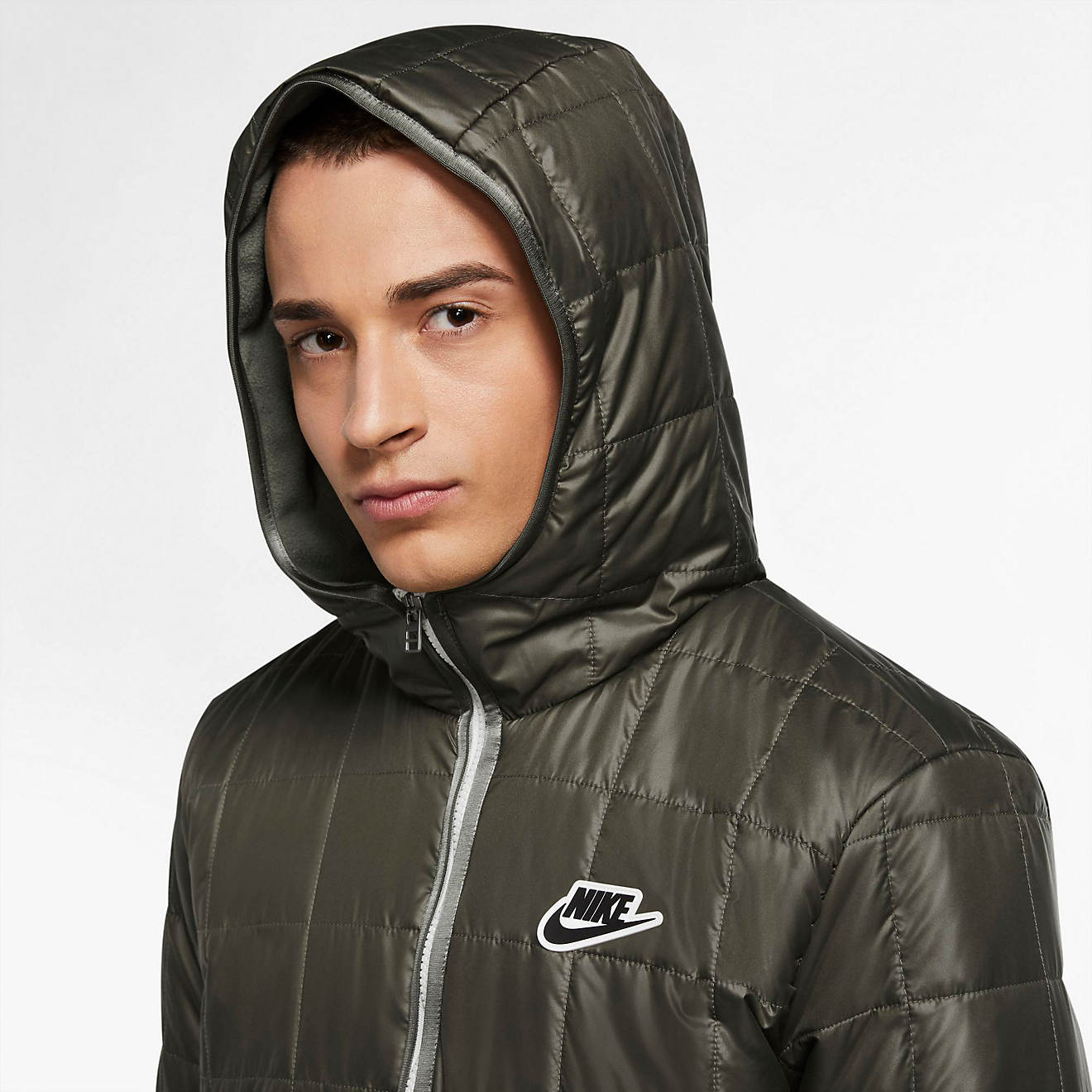 Nike Men's Sportswear Synthetic Filled Fleece Lined Jacket | Academy