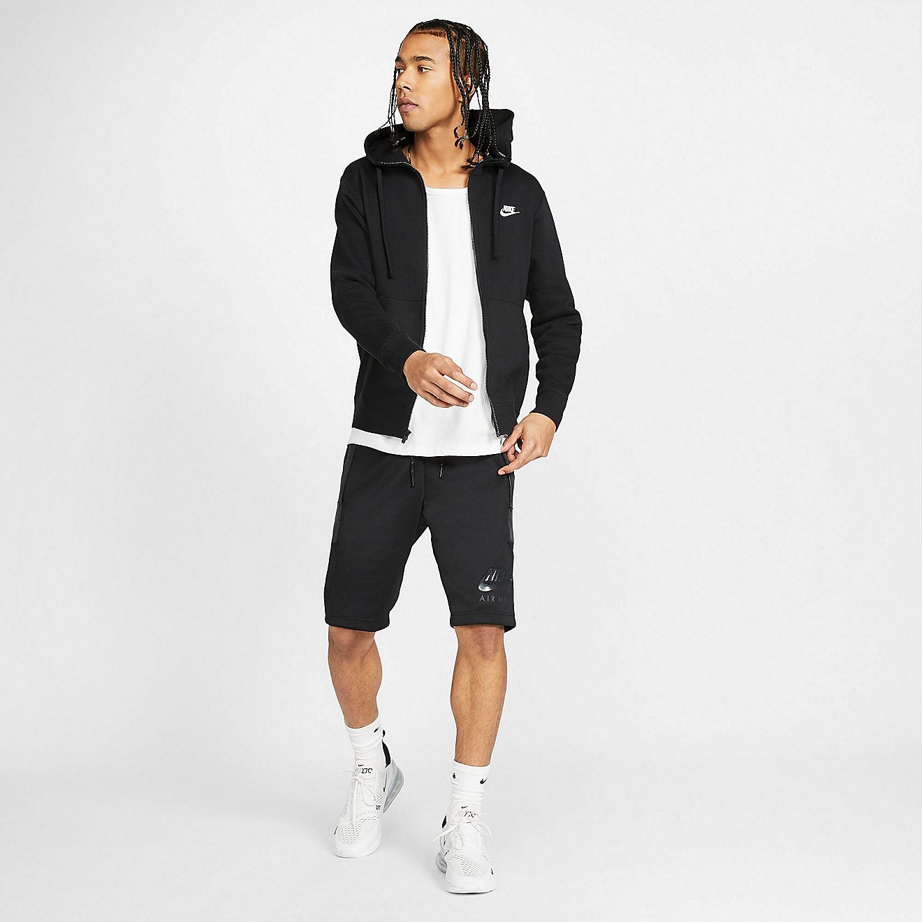 Nike Men's Sportswear Club Fleece Full-Zip Hoodie                                                                                - view number 5