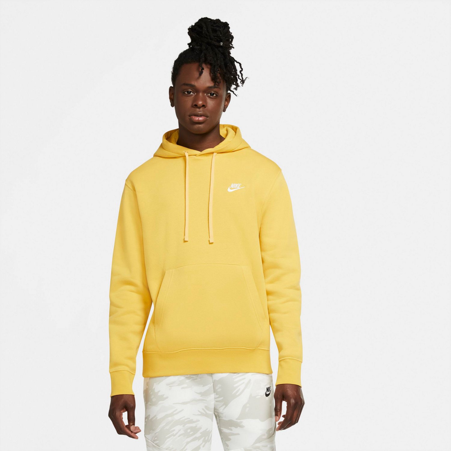 nike sportswear club fleece yellow