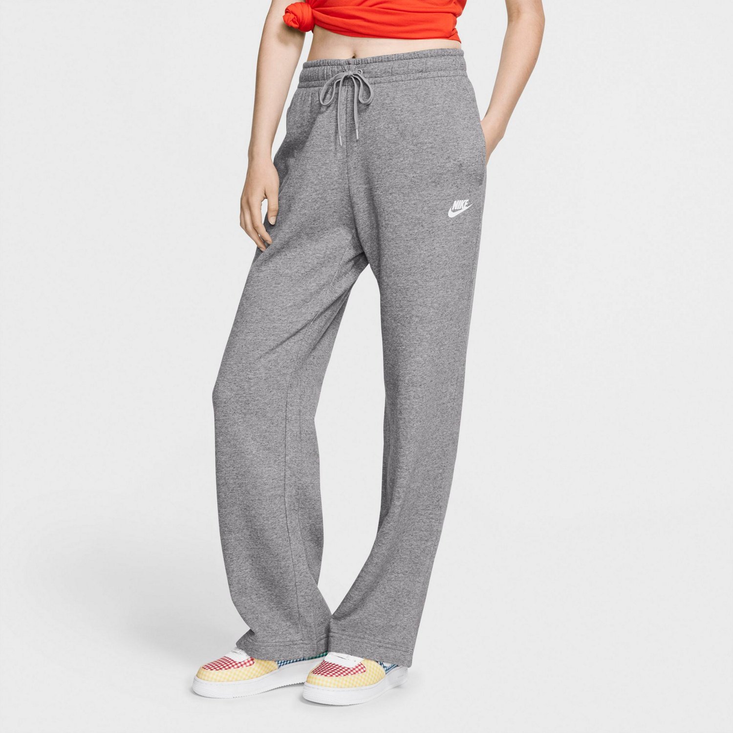 women's nike sportswear club fleece graphic logo joggers