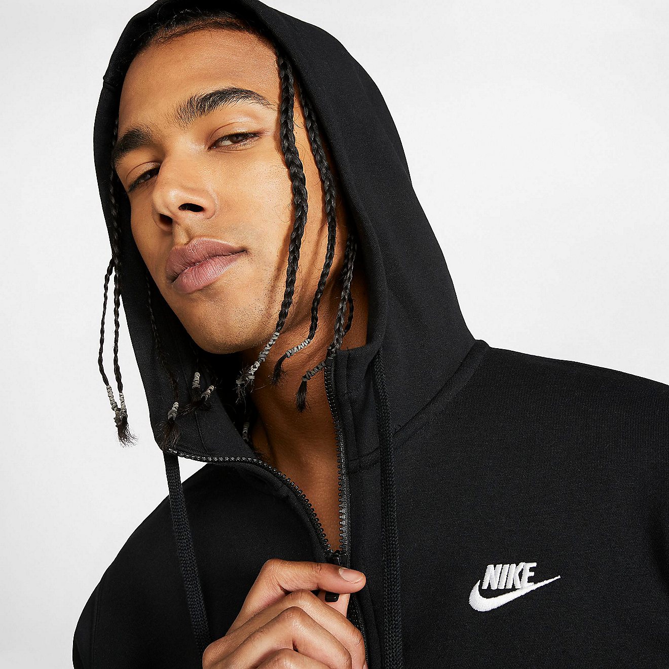 Nike Men's Sportswear Club Fleece Full-Zip Hoodie                                                                                - view number 3