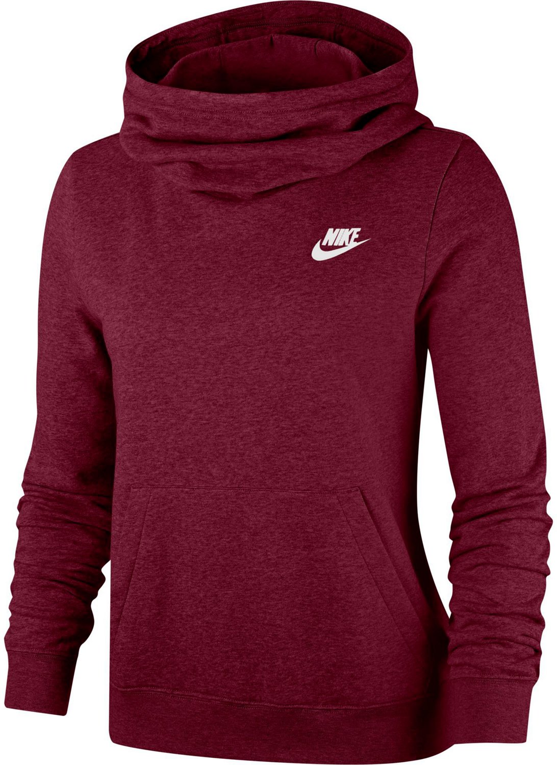 maroon nike sweatshirt womens