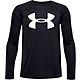 Under Armour Boys' Tech Big Logo Long Sleeve T-shirt                                                                             - view number 1 image