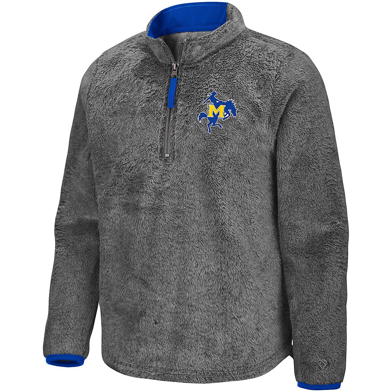 Colosseum Athletics Girls' McNeese State University Puffer Fish 1/2 Zip Pullover                                                 - view number 1