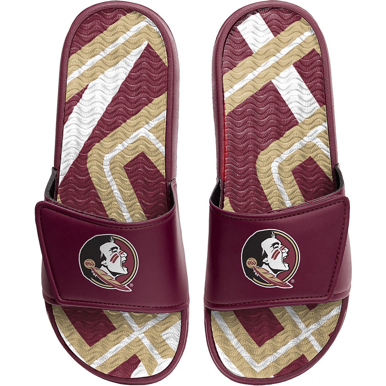 Forever Collectibles Men's Florida State University Gel Slides                                                                   - view number 1