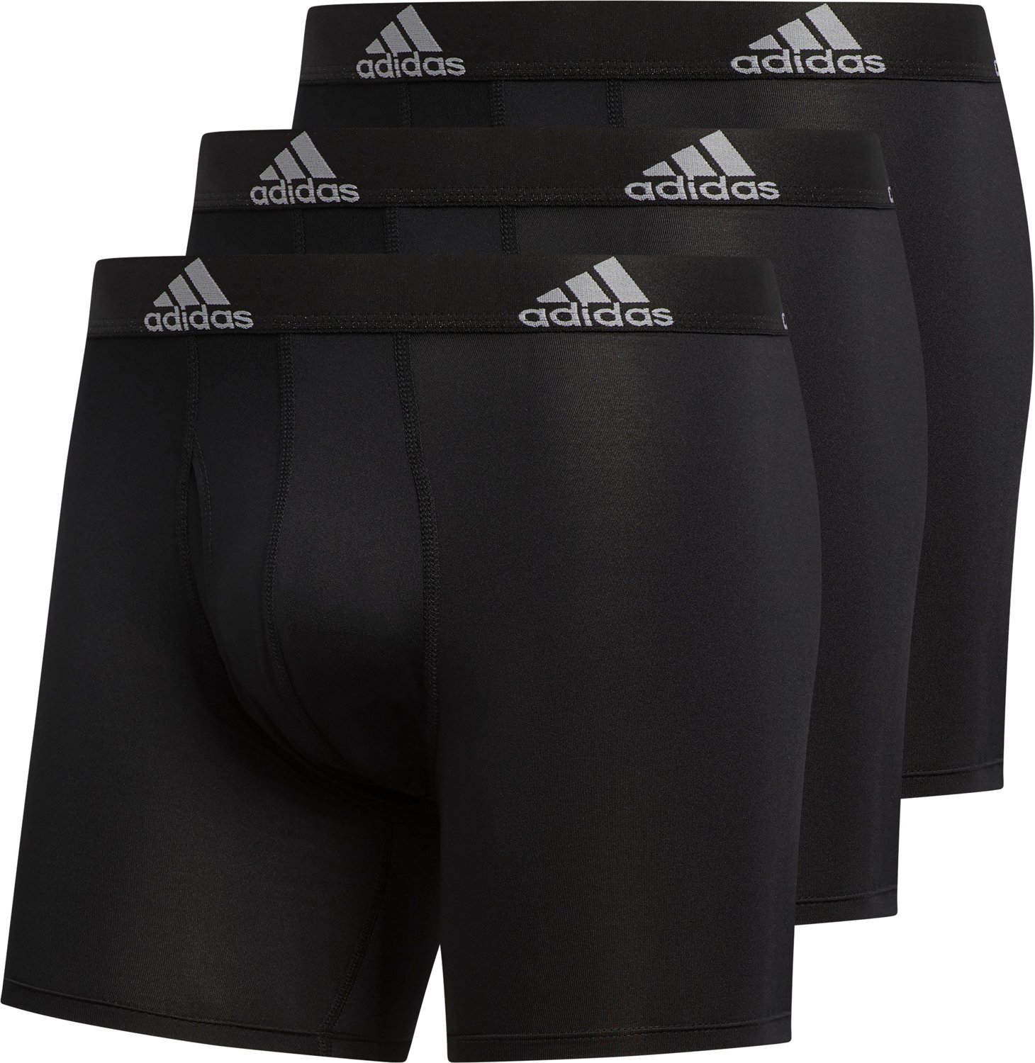 Adidas Men's Performance Boxer Briefs 3-Pack | Academy