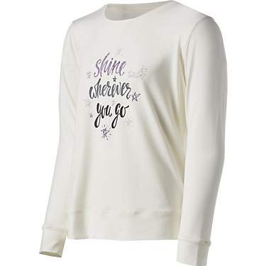 Layer 8 Girls' Shine Wherever You Go Long Sleeve T-shirt                                                                        