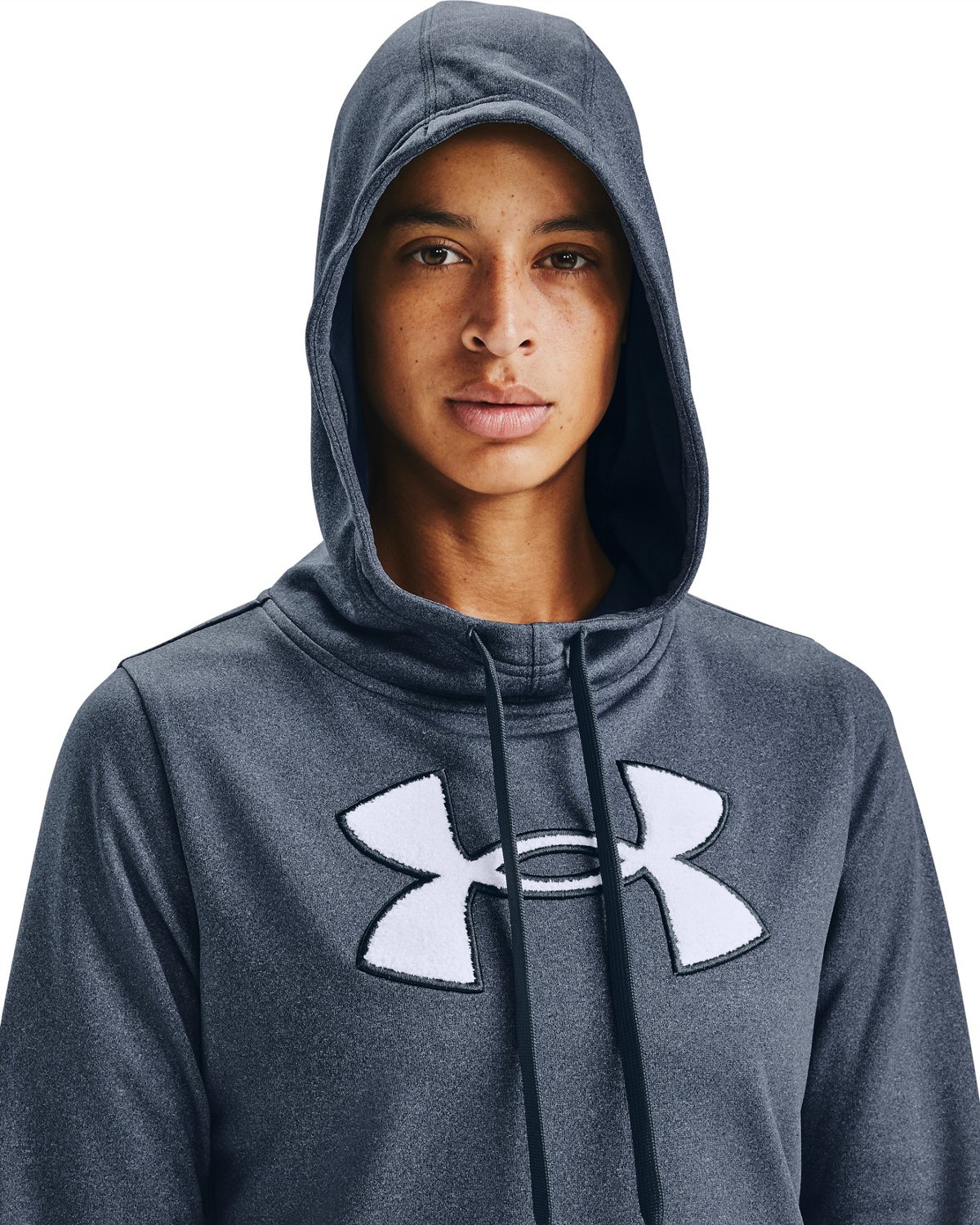 Under Armour Women's Armour Fleece® Big Logo Chenille Shine Hoodie ...