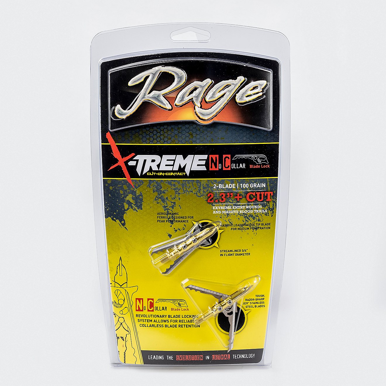 RAGE X-Treme Cut-on-Contact Broadheads 2-Pack                                                                                    - view number 1