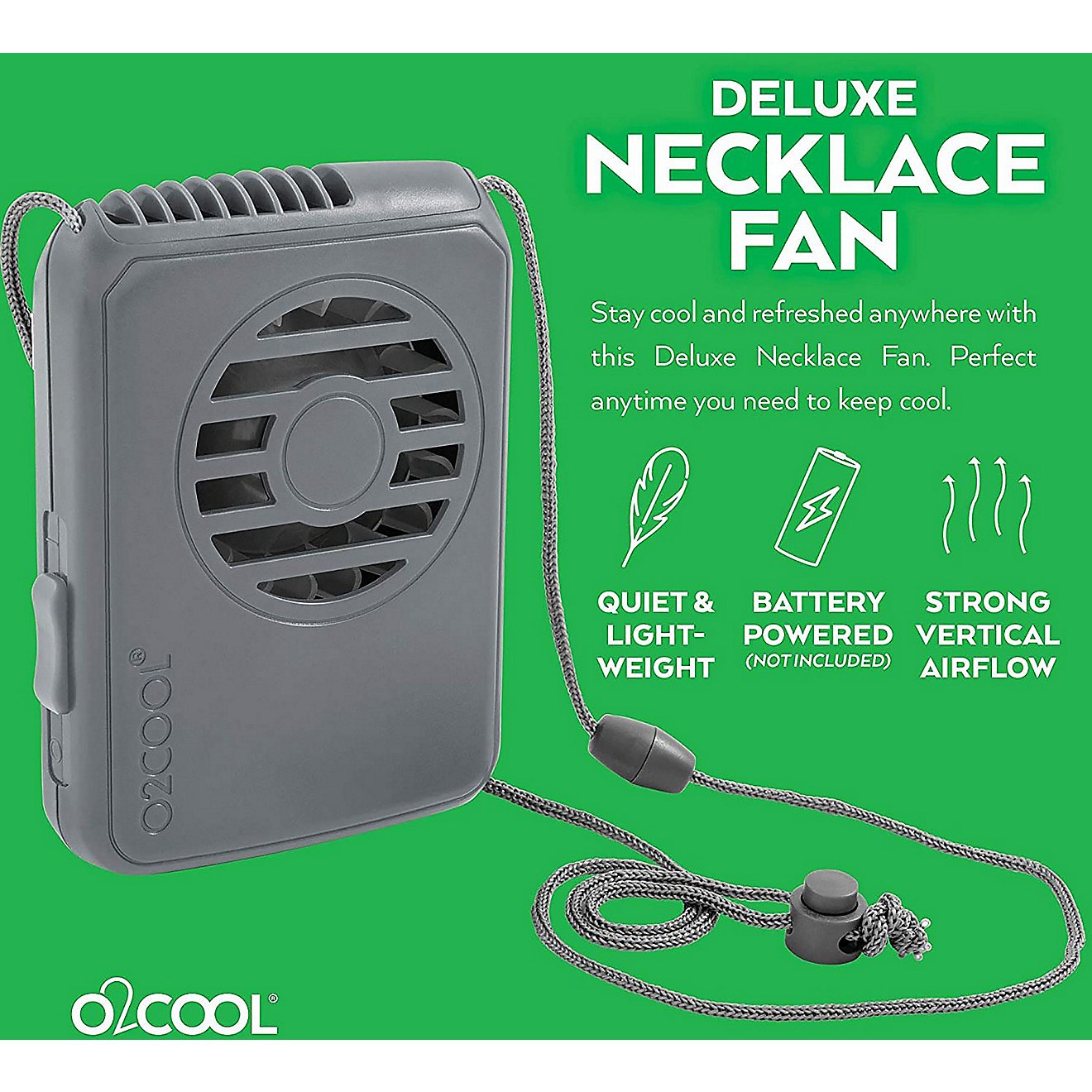 O2 COOL Deluxe Necklace Fan                                                                                                      - view number 2