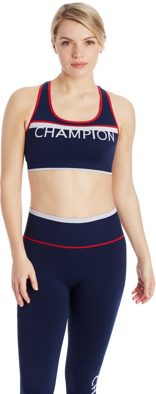 Champion Women's The Infinity Medium Support Sports Bra Academy