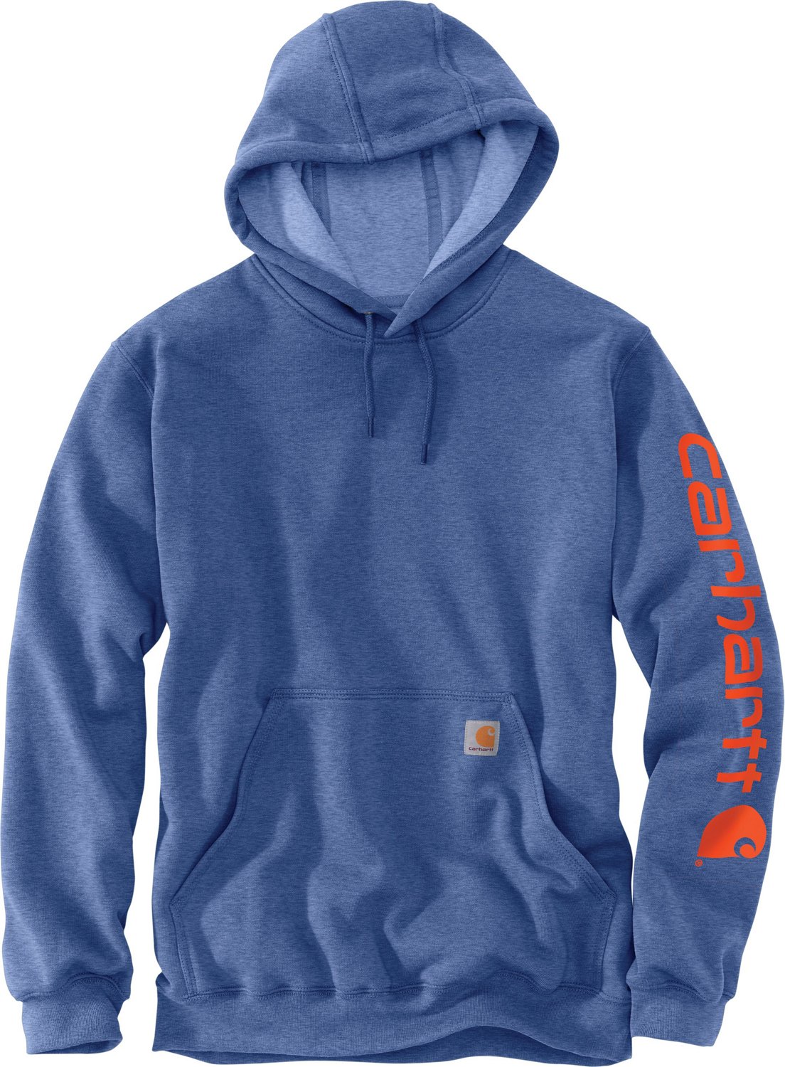 Carhartt Men's Midweight Signature Sleeve Logo Hooded Sweatshirt | Academy