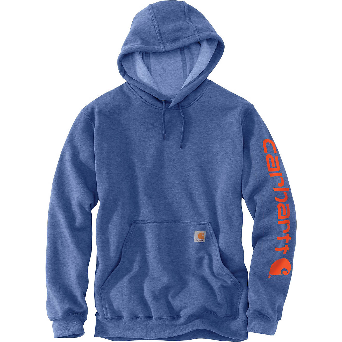 Carhartt Men's Midweight Signature Sleeve Logo Hooded Sweatshirt | Academy