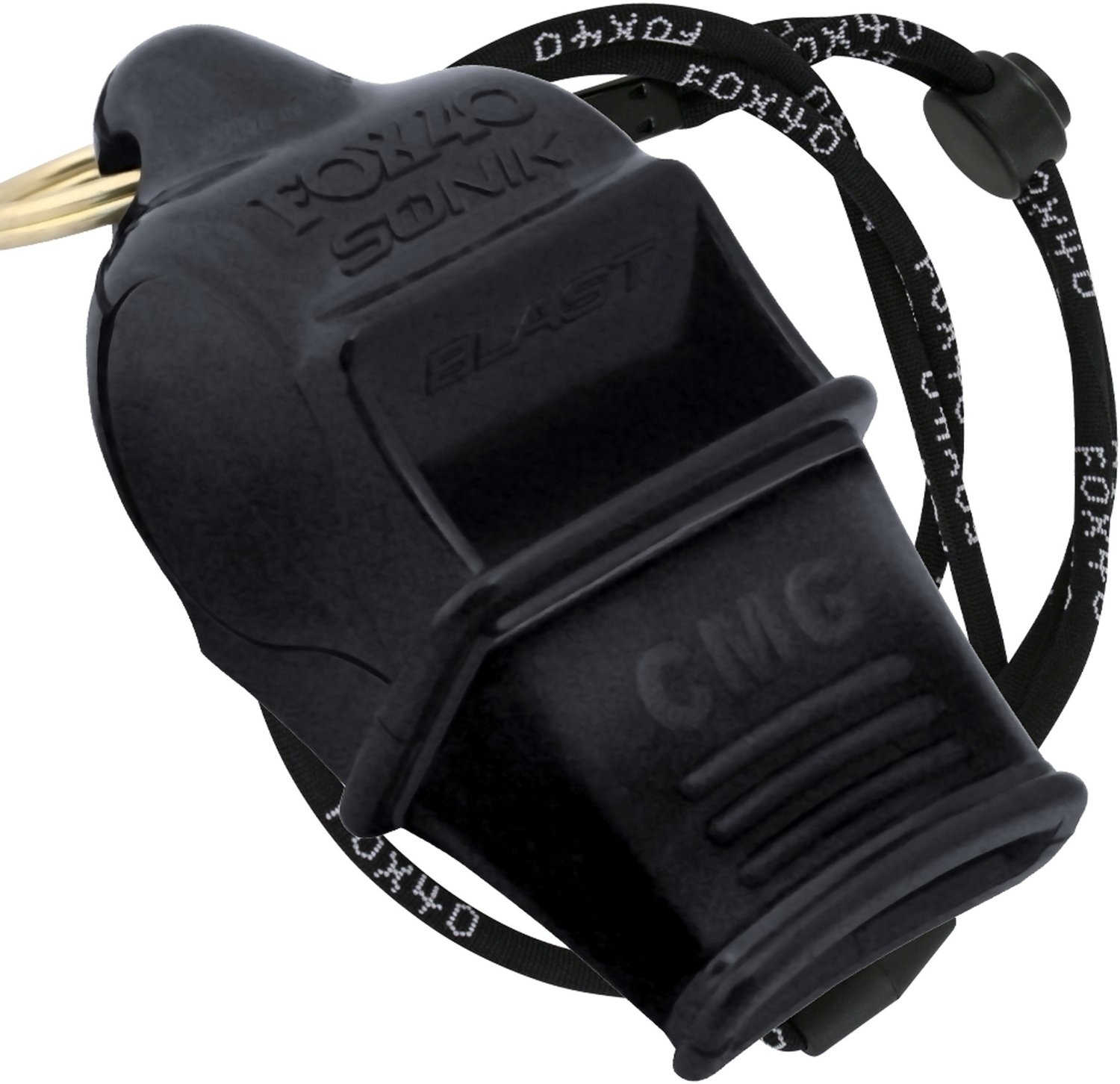 Fox 40 Sonik Blast CMG Official Whistle with Breakaway Lanyard Academy