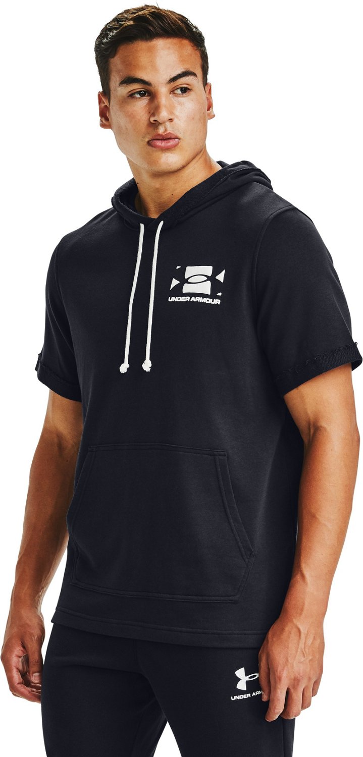 under armour men's sportstyle terry short sleeve hoodie