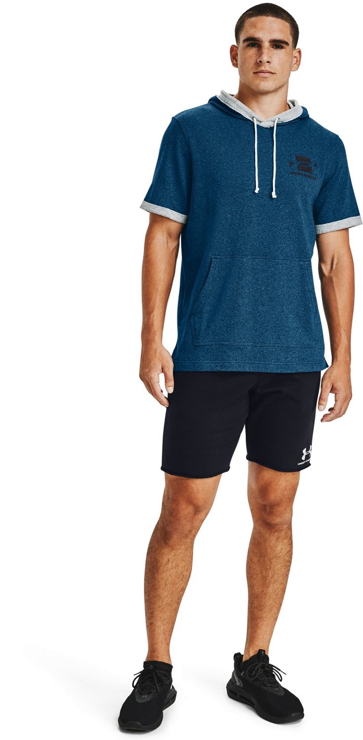 under armour men's sportstyle terry short sleeve hoodie