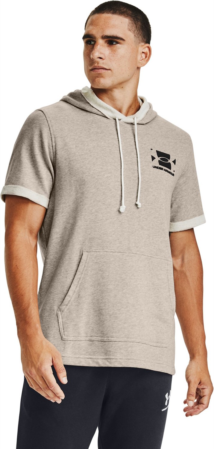 under armour men's sportstyle terry short sleeve hoodie