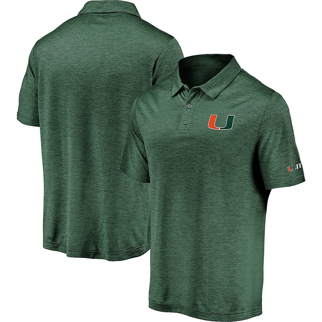 University of Miami Men's Primary Logo Polo Shirt                                                                                - view number 3