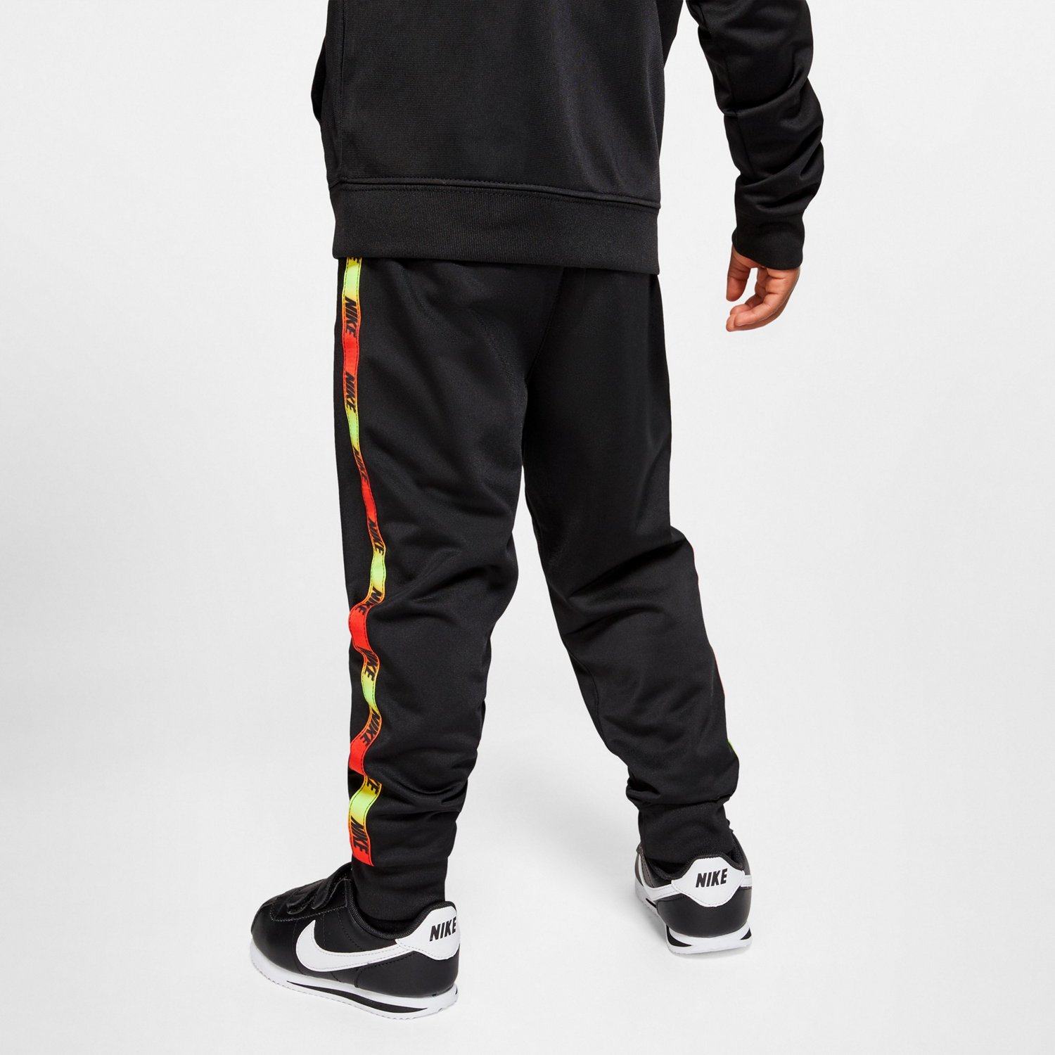 nike academy tracksuit black and white