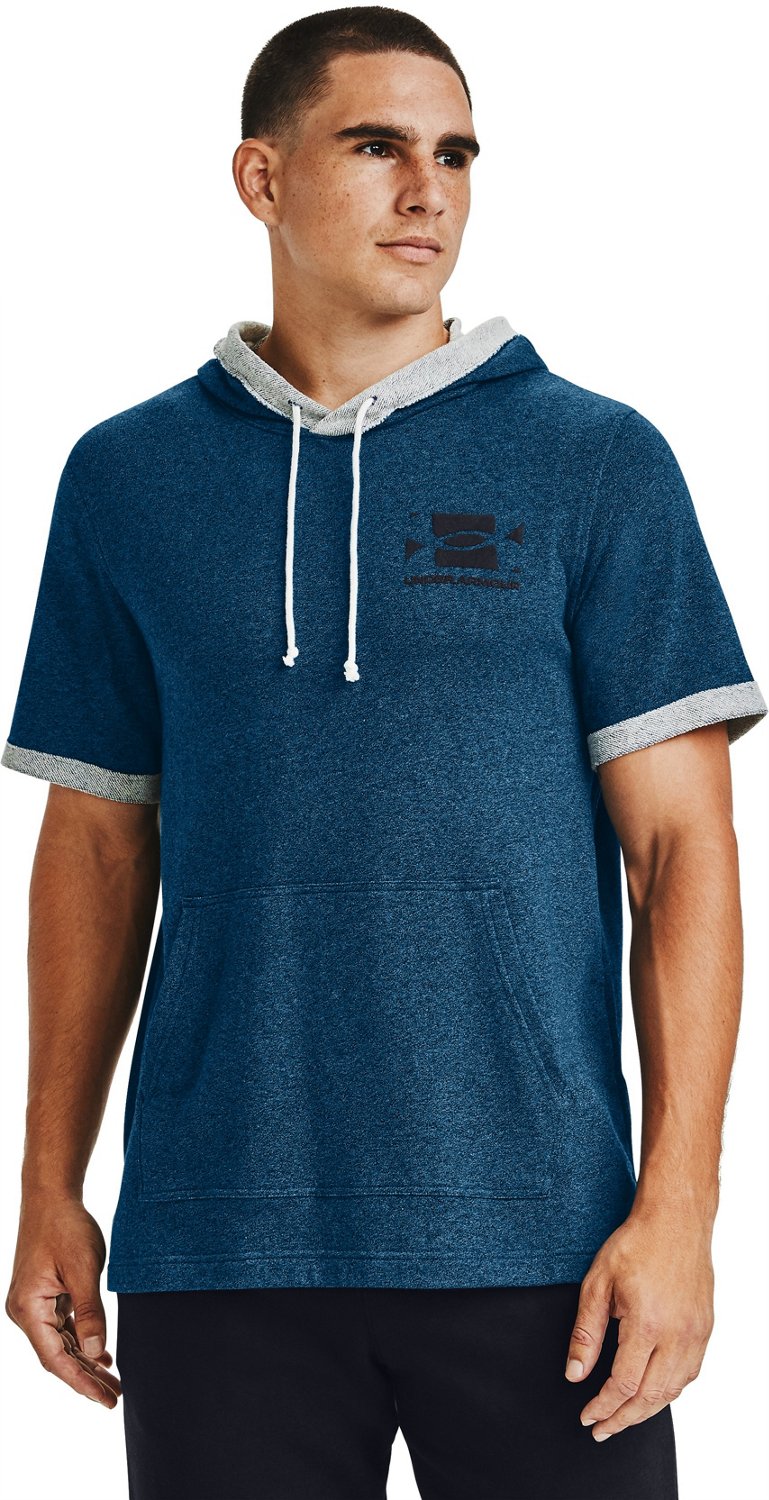 under armour men's sportstyle terry short sleeve hoodie