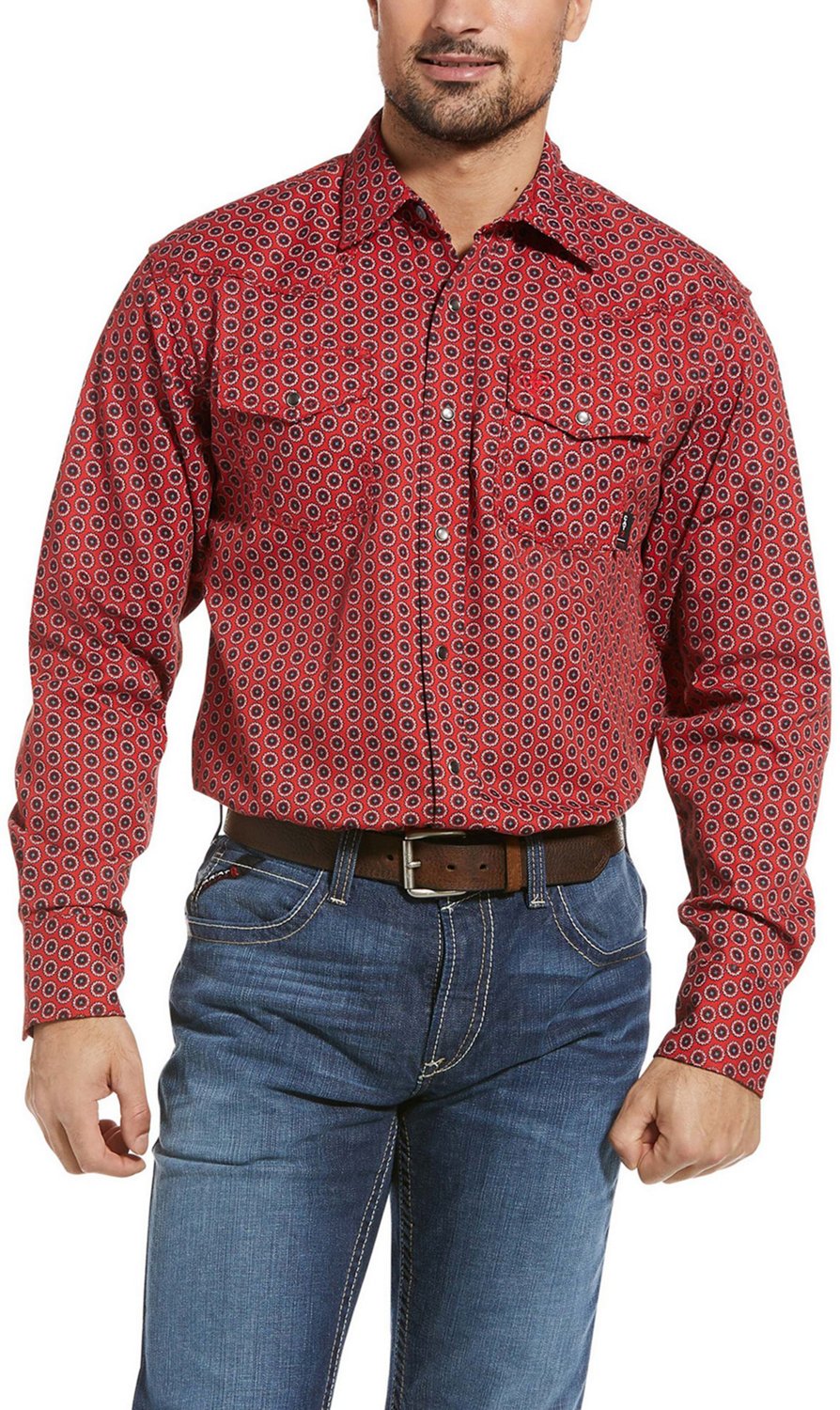 Ariat Men's Lubbock Retro Long Sleeve Work Shirt | Academy