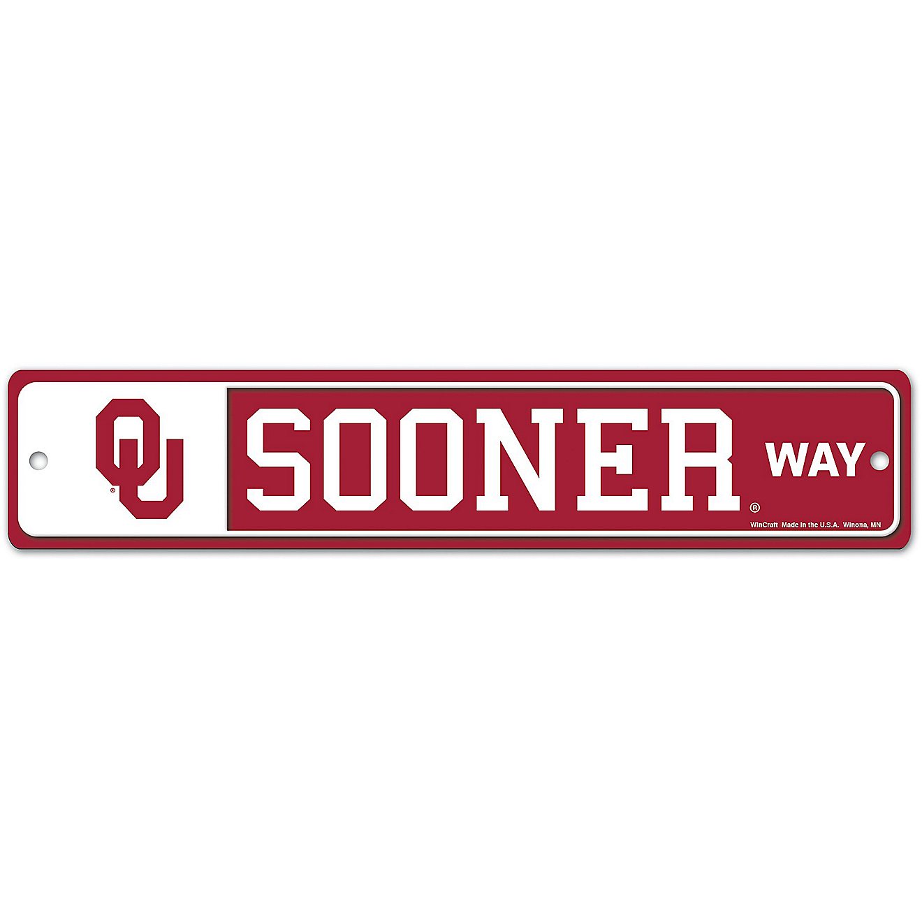 WinCraft University of Oklahoma Street Sign                                                                                      - view number 1