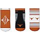 For Bare Feet University of Texas Show Me the Money No-Show Socks 3 Pack                                                         - view number 3 image