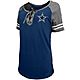 New Era Women's Dallas Cowboys Lace Up Raglan T-shirt                                                                            - view number 4 image