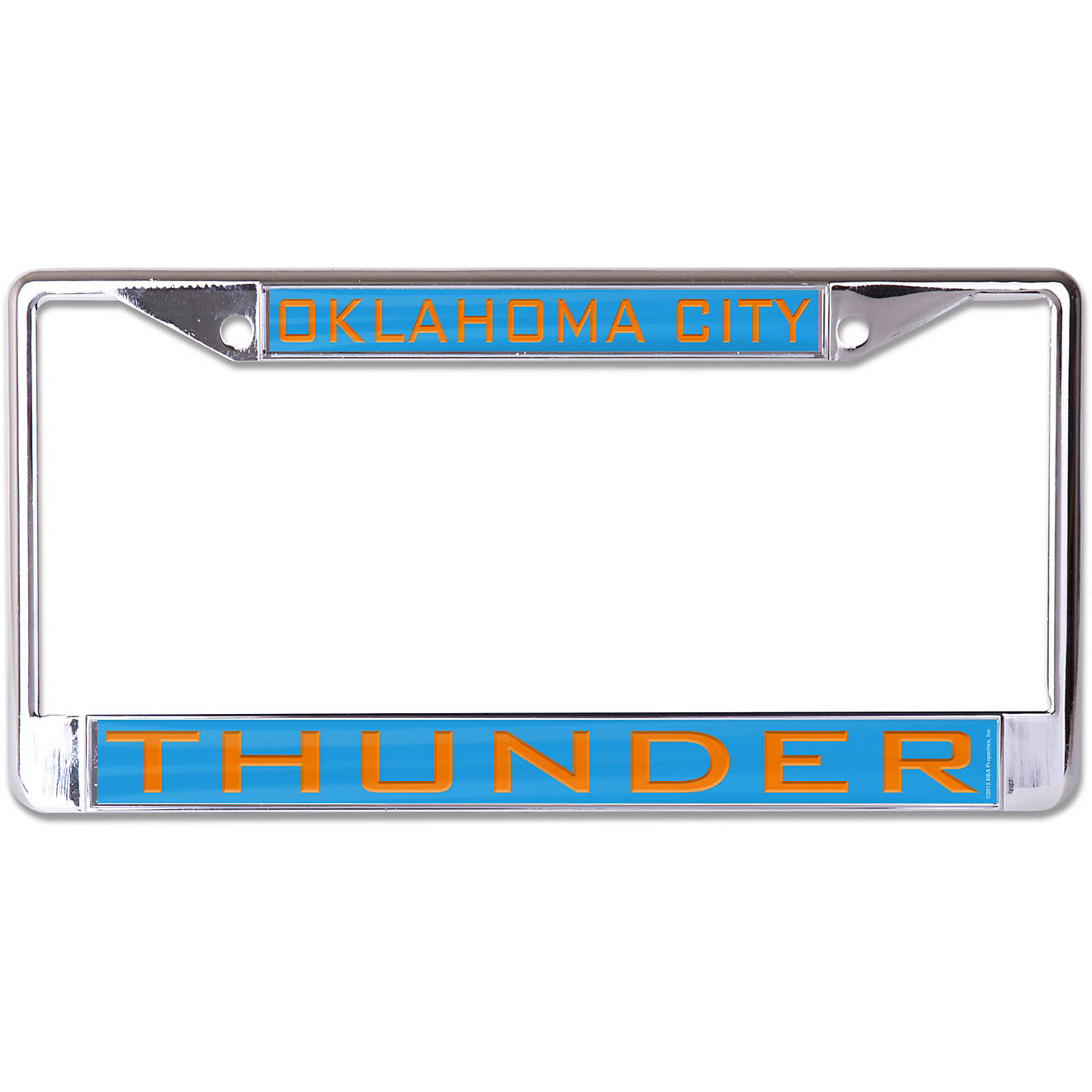WinCraft Oklahoma City Thunder Inlaid Mirror License Plate Frame                                                                 - view number 1
