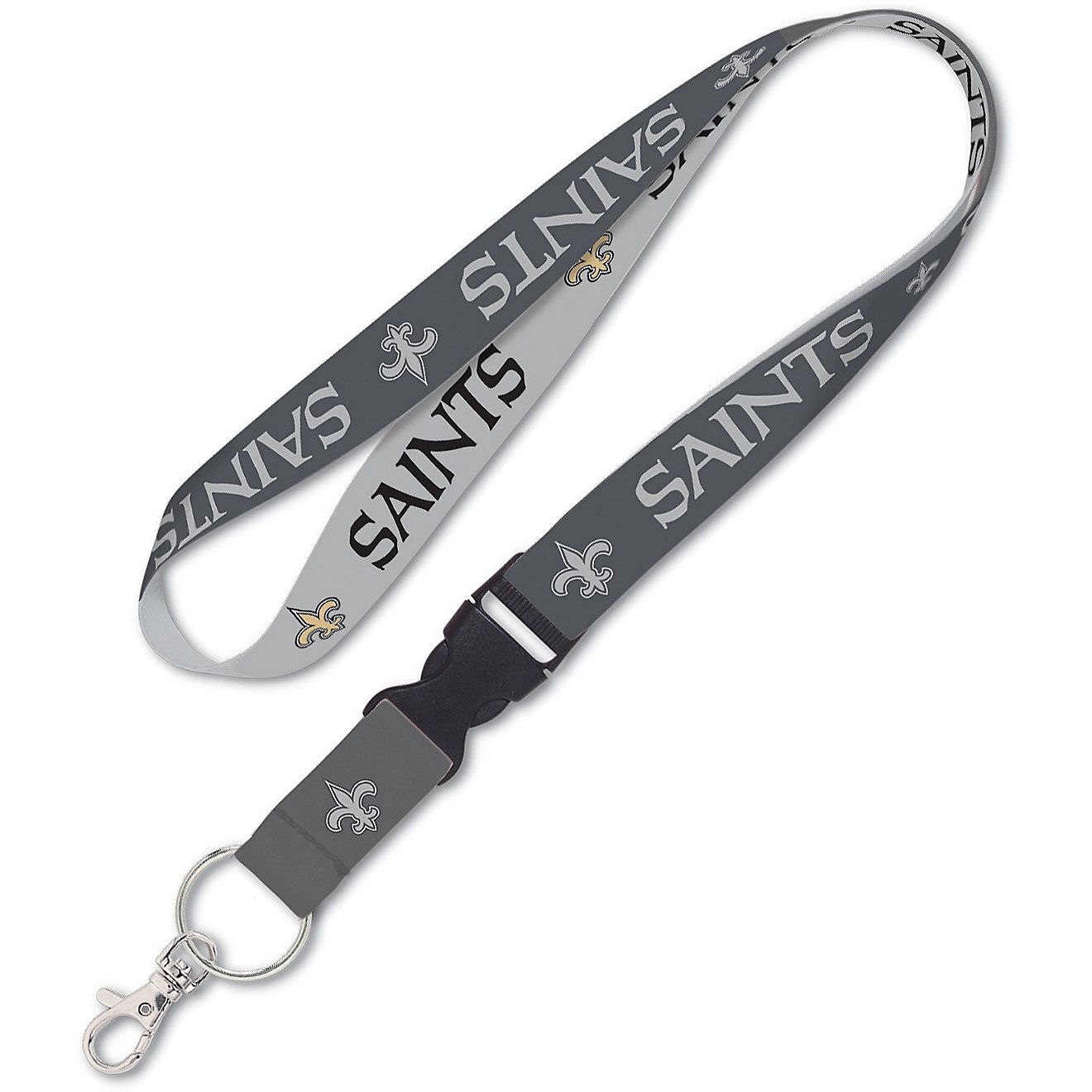 WinCraft New Orleans Saints Lanyard with Buckle                                                                                  - view number 1