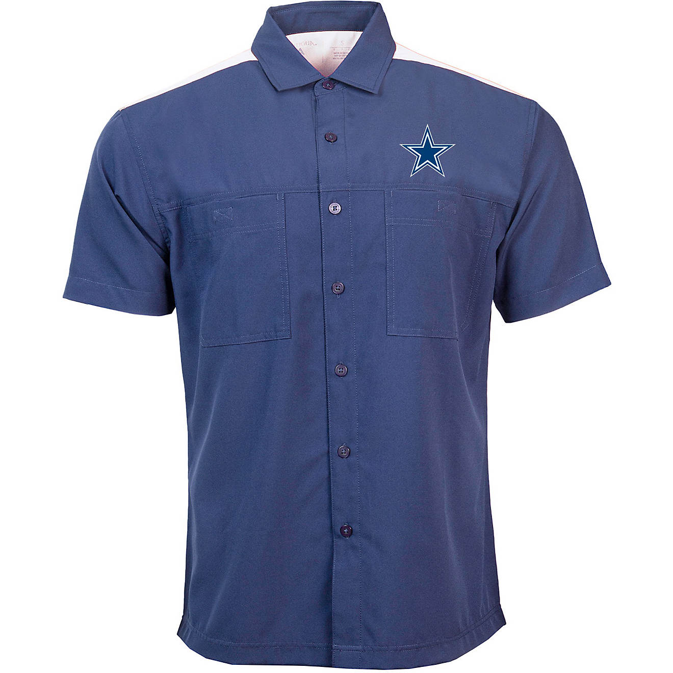 Antigua Men's Dallas Cowboys Angler Woven Button-Down Shirt                                                                      - view number 1