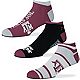 For Bare Feet Texas A&M University Show Me the Money No-Show Socks 3 Pack                                                        - view number 1 image