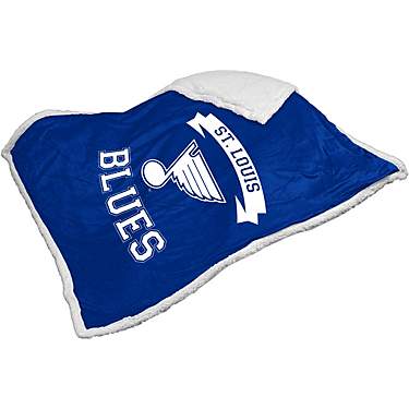 Logo St. Louis Blues Printed Sherpa Blanket                                                                                     