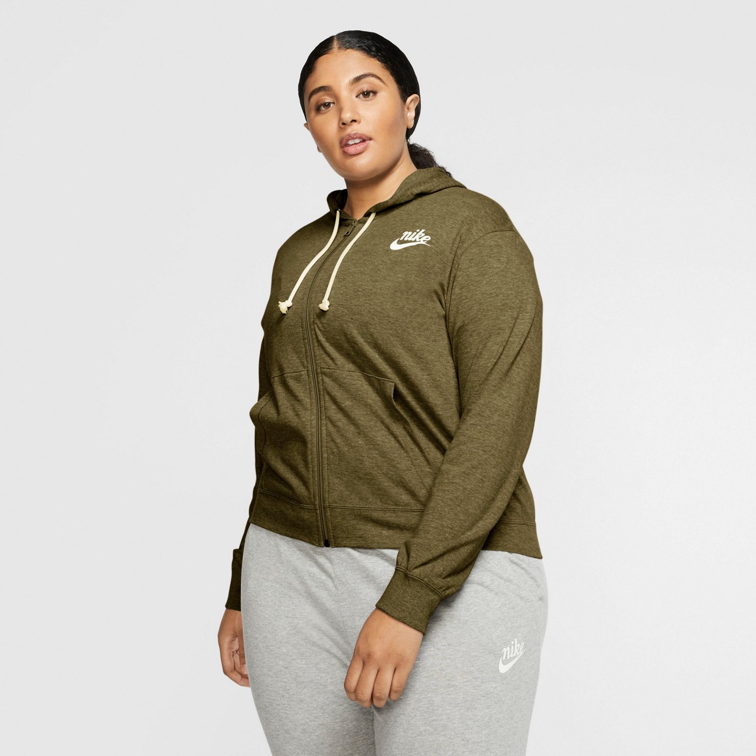 nike plus size sportswear gym vintage hoodie