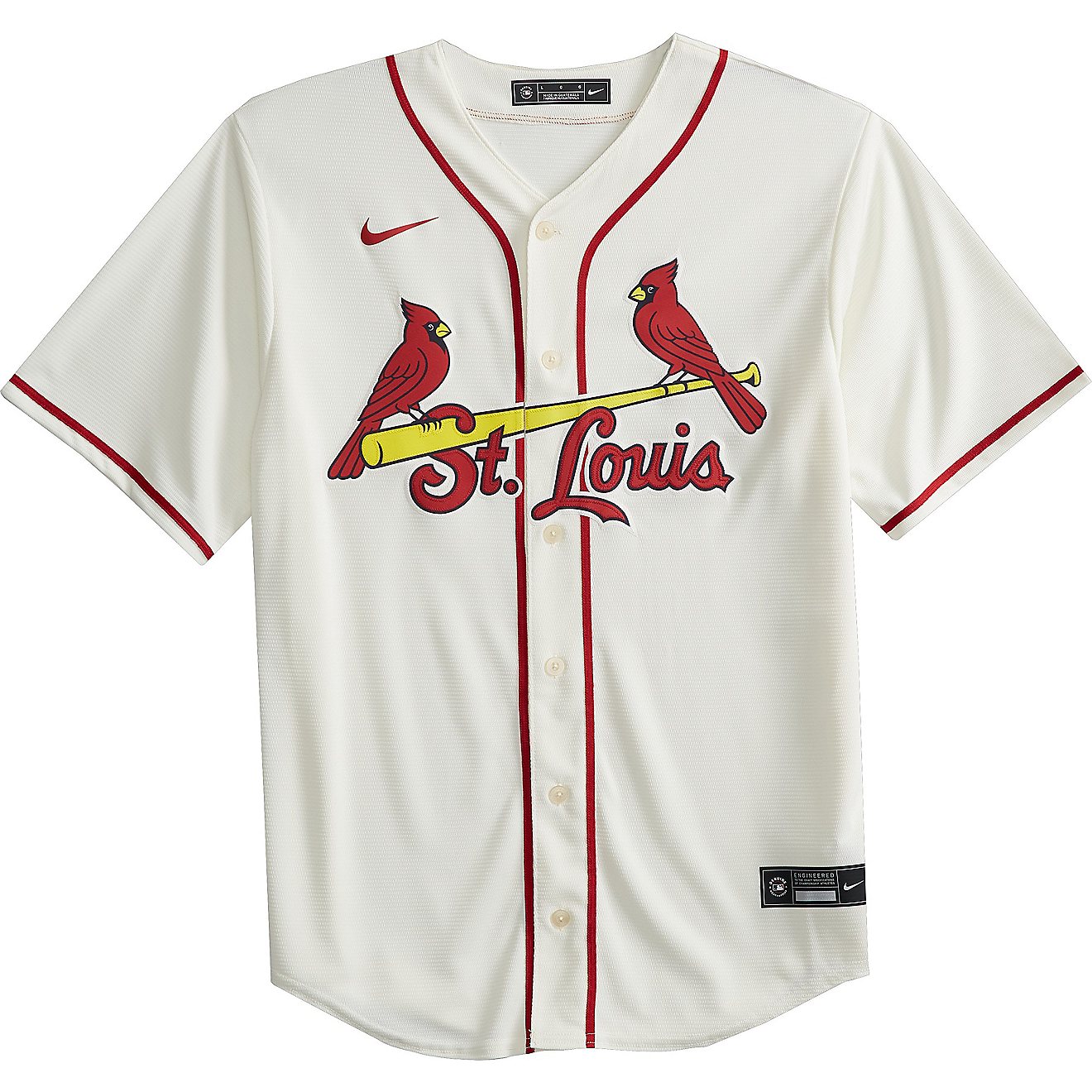 Nike Men's St. Louis Cardinals Blank Official Replica Alternate Jersey                                                           - view number 1