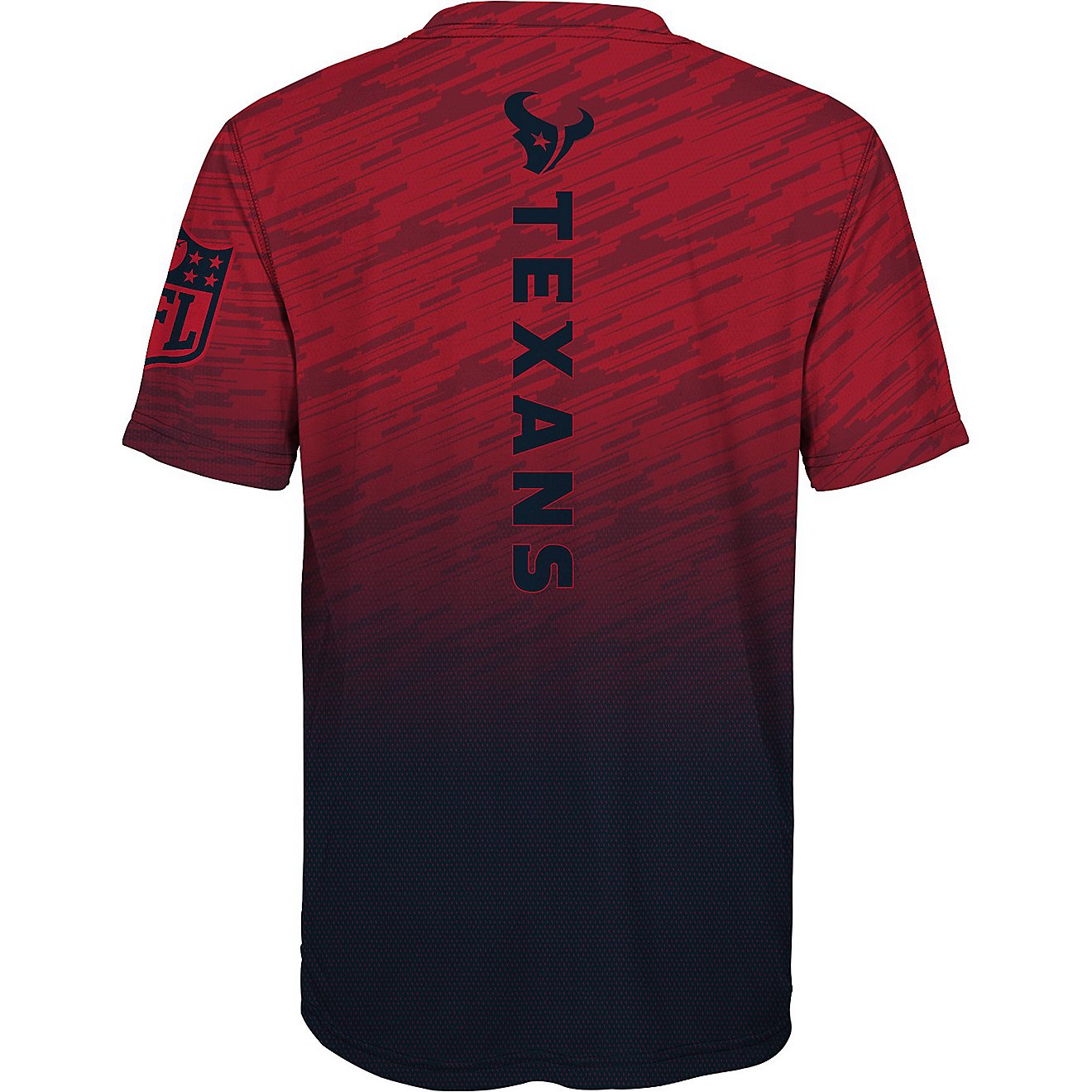 NFL Boys' Houston Texans Dri-Tek Propulsion Sublimated Short Sleeve T-shirt                                                      - view number 3