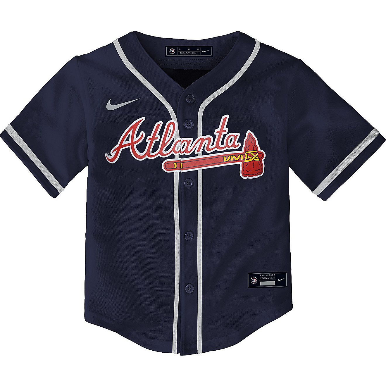 Nike Toddlers' Atlanta Braves Team Replica Finished Jersey                                                                       - view number 2