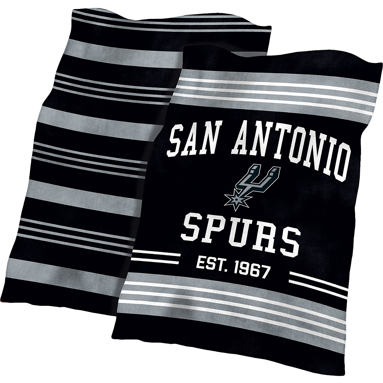 Logo San Antonio Spurs Colorblock Plush Blanket Academy Logo San Antonio Spurs Colorblock Plush Blanket Academy