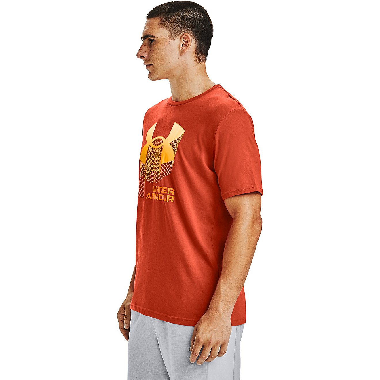 Under Armour Men's Box Logo Wordmark Short Sleeve T-shirt                                                                        - view number 3