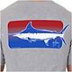 Guy Harvey Men's Red White & Blue Marlin Graphic T-shirt                                                                         - view number 3 image