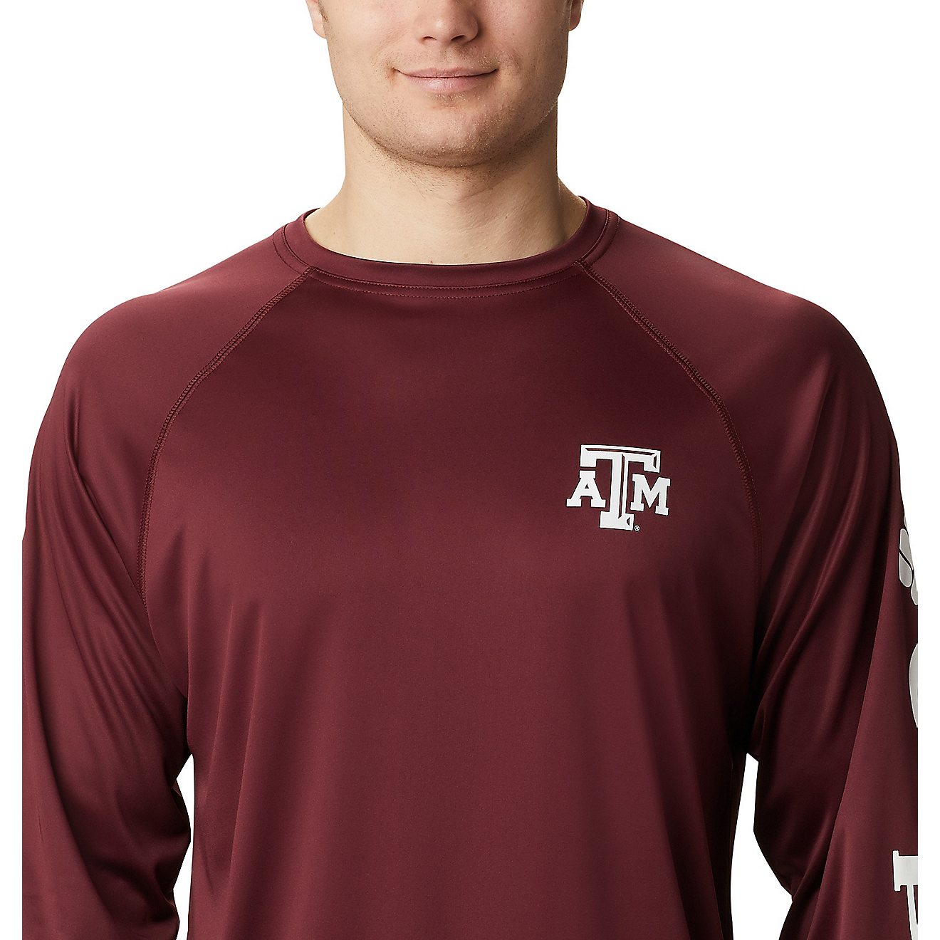 Columbia Sportswear Men's Texas A&M University Terminal Tackle Shirt                                                             - view number 4