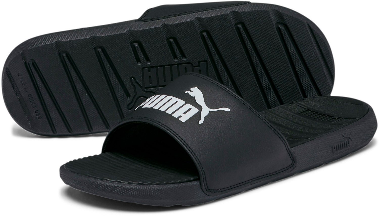 boys puma sliders