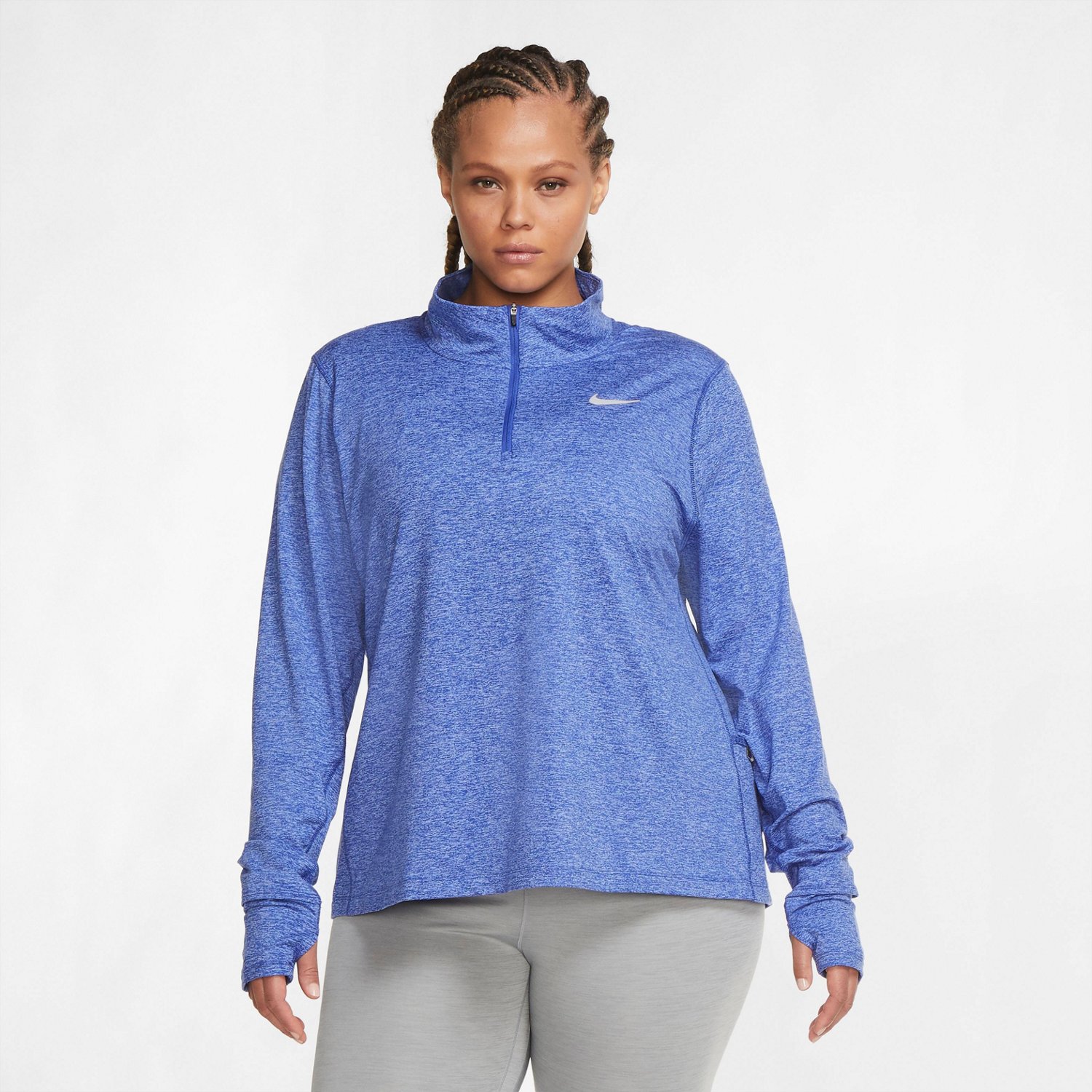 Nike Women's Element 1/2 Zip Plus Size Running Top | Academy