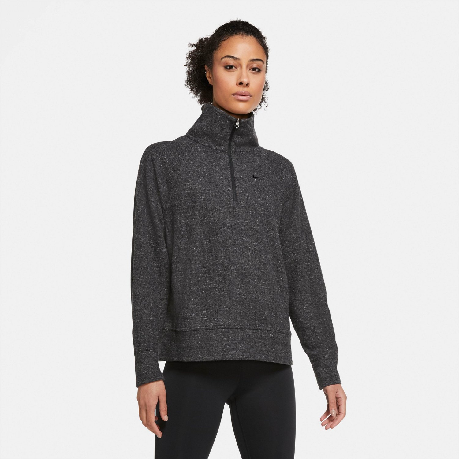 Nike Women’s Therma Plus Size 1/2-Zip Fleece Training Top | Academy