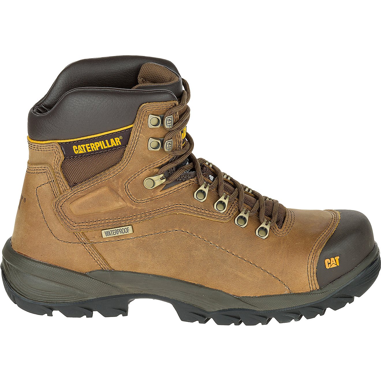 Caterpillar Men's Diagnostic Hi Waterproof Thinsulate™ Steel Toe Work Boots                                                    - view number 1