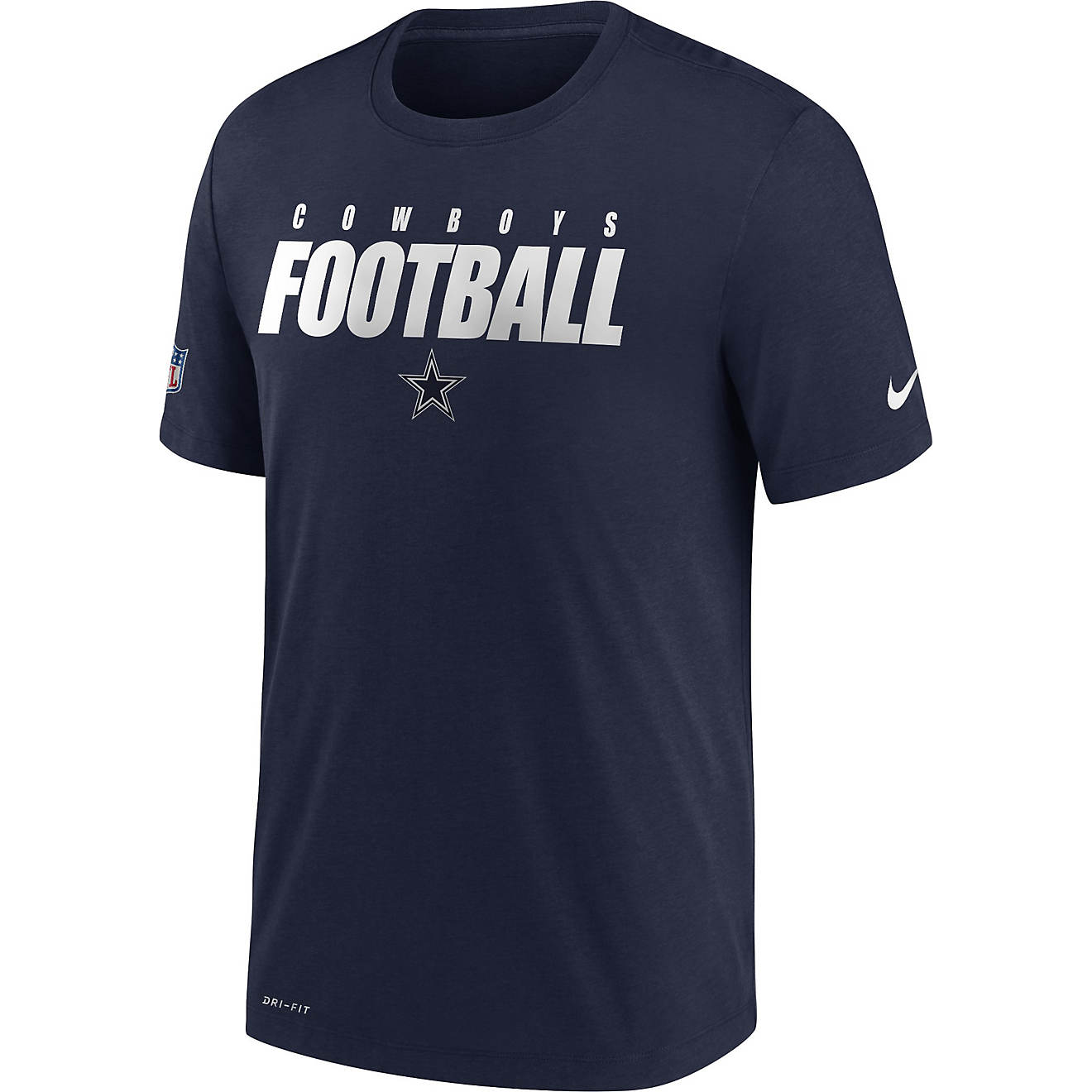 Dallas Cowboys Men’s Dri-FIT Football All Graphic T-shirt                                                                      - view number 1